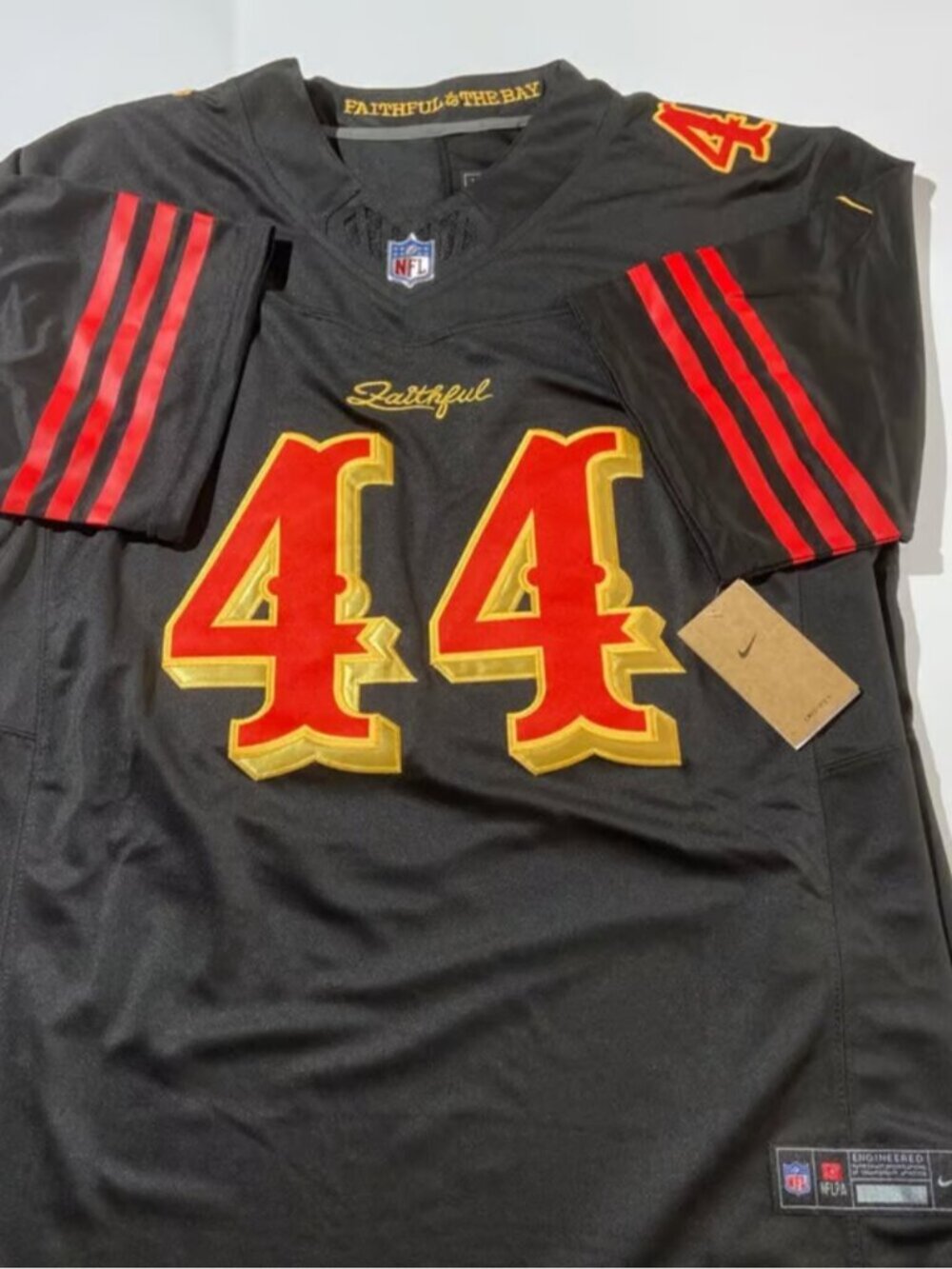 Kyle Juszczyk Stitched Vapor Jersey Black